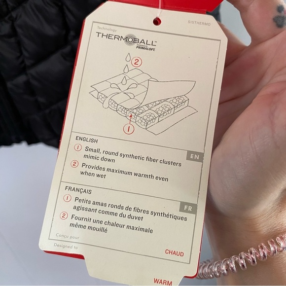 NWT The North Face Thermoball Trek Vest Puffer Embroidery Black Trekker Logo - Picture 6 of 14